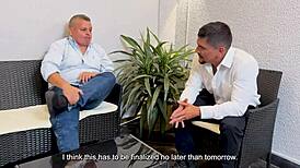 Curvy housewife meets husband's best friend