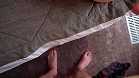 Girl With A Beautiful Pussy And A Big Ass Gets Fucked With Her White Panties Pulled To The Side!