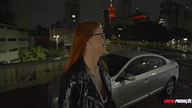 Beautiful redhead ayla andrada enjoys lp productions scene.