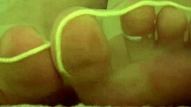 pretty blonde girl in pantyhose