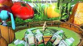 Behold Kagamine Rin's full nude body in Popipo Project Diva mod!