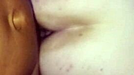 Blonde Latina babygirl with big tits and ass gets fucked in dorm, receiving sloppy blowjob, cumshot facial, and ass worshiping from roommate