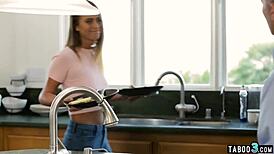 Dude Tests Daughter-In-Law's Pussy