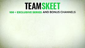 Raunchy Stepmom Jerks Husband with Step-Daughter's Panties