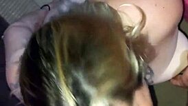 Blonde Latina babygirl with big tits and ass gets fucked in dorm, receiving sloppy blowjob, cumshot facial, and ass worshiping from roommate