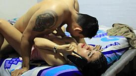 Big Titted Latina Babe Fucked While On Phone With Boyfriend!