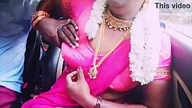 Indian car sex beautiful saree housewife with boyfriend cheating romance telugu dirty talks sex story