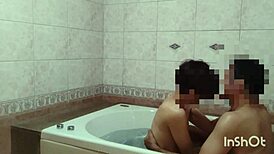 colleagues seeking each other in the bath and in bed