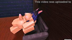 From pov, monster cock fucking this slut's big ass in glory hole, thrilling