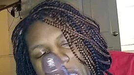 Diamond mercedez giving sloppy bbbj part 1