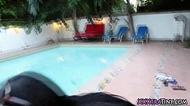 Petite Ebony Teen 18+ Facial