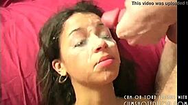 Cute Y Covered In Cum Gangbang 😈