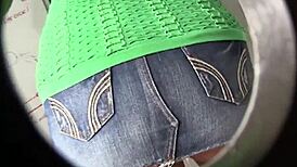 mouthful of cum craver kelly divine shows her oral skills at a glory hole.