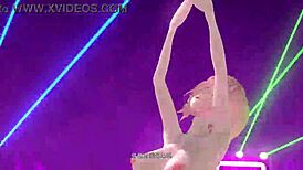 Megurine Luka nude in night fever project diva