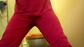Amateur woman repeatedly pees in her panties during homemade solo fingering compilation