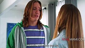 Stepmom GETS FUCKED by STEPSON in ANAL DOUBLE PENETRATION, keeping it TABOO and SAFE