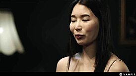 vampire mind control lesbian sex - nancy ace strips for rikako katayama 😈