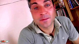 Busty Brunette Bent Over The Desk And Fucked Hard In Ass