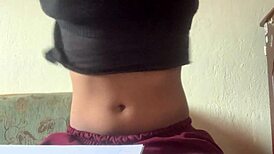 With the house all to herself, the amateur embarks on a solo masturbation adventure, intriguingly mixing privacy and arousal