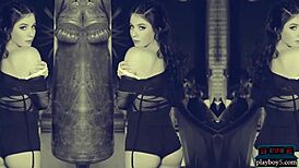 Stunning Milf Babe Showcasing Her Ass And Titties In A Teasing Display