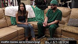 Aria Nicole dobija jebanu pičku i creampie backstage