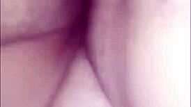 Indonesian wife chats online by chance while husband is away.