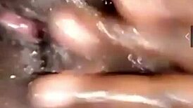 Jennifer Squirting During Intense Sucking Session