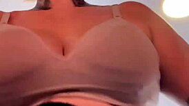 Influencer famous doesn't notice gym training in thong, bodybuilders stare at her wet pussy dripping down legs