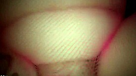 Bbw Pink Fishnets Creampie