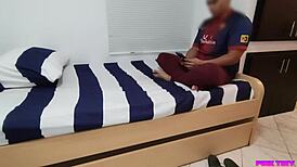 Teen Babysitter Tricks Father-In-Law Into Innocent Massage And Ass Touch