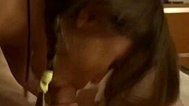 bella grey gives me a hotel room blowjob