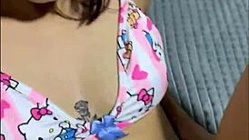 Timid Latina feels intense emotions during merciless fucking