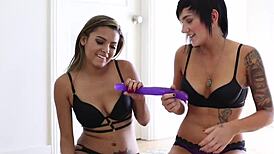 Lesbian Women Using Toys