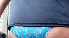 i really love wearing my wife's panties, it's so fun