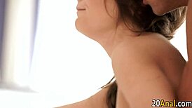 in this casual story, an anal teen gets jizzed all over