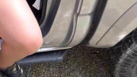 This big booty hooker rides her customer reverse cowgirl and swallows his cum.