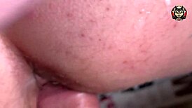 Slowmotion Doggy Titfuck Close-Up