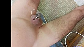 Estim handsfree orgasm