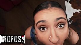 i rode his cock and it turned into a drippin creampie with hailey rose