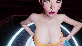 lets play cherry vx amy in vr sucking big tits