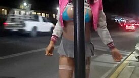 Rica Tranny Shows Melons In Tlalpan