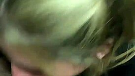 Latina slut sucks cock in public cinema bathroom.