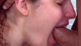 Vanilla big Italian slut opens her ass for anal