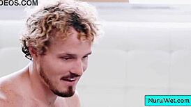 busty teen masseuse gets fucked and loves creampie 😍