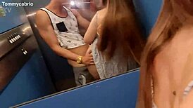 Intense Fucking In A Public Elevator