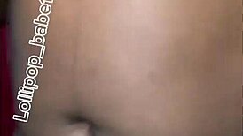 sexy black babe gets horny at home after smoking 😈