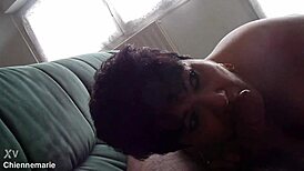 amateur bitch gets a sloppy blowjob and facial cumshot 😏💦