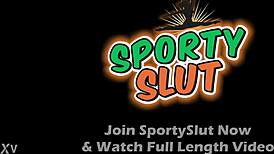 Amazing Round Ass On Skinny Legs With Puffiest Pussy Lips In Swimsuit