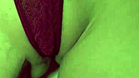 andi avalon fucks bbc in dark room