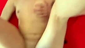 she sucks his huge cock balls and enjoys warm cum on her big ass skin